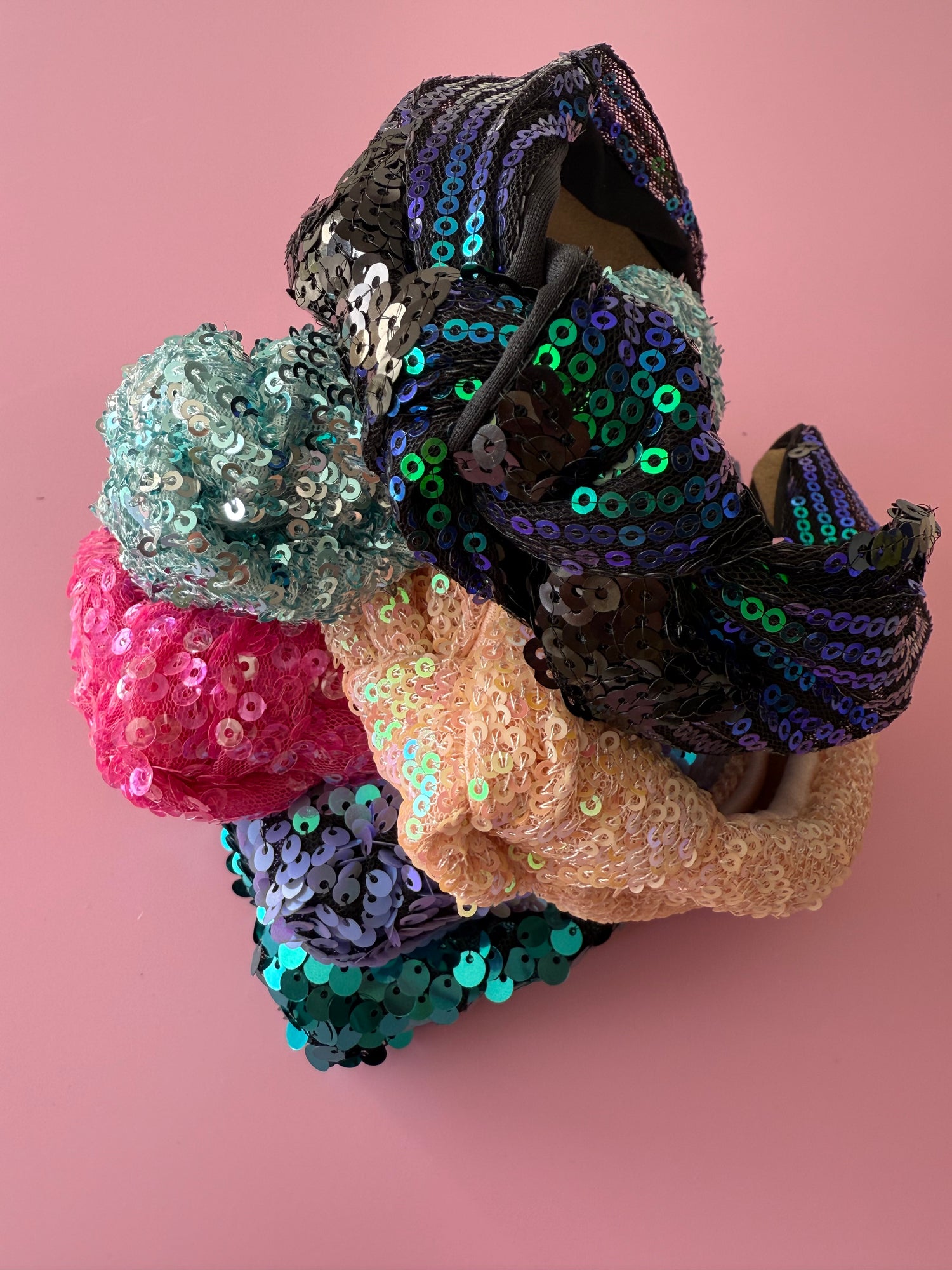 Repurposed Sequin Headbands