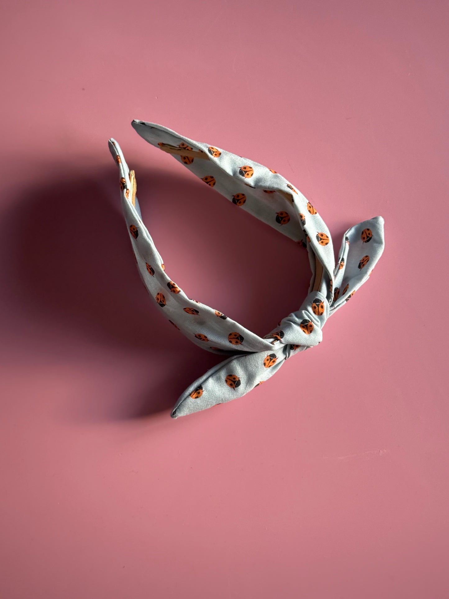 Ladybird Fabric Bow Headband