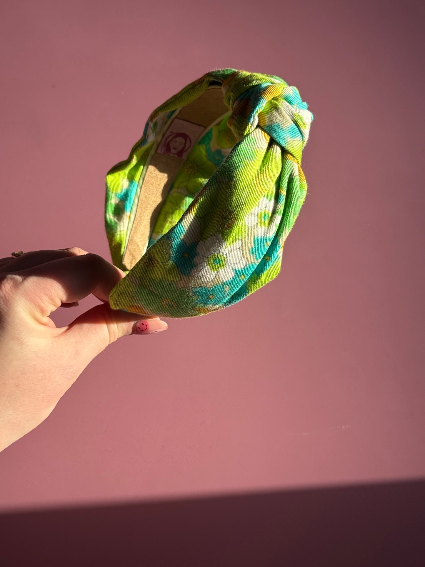 Vintage Floral Fabric Knot Headband