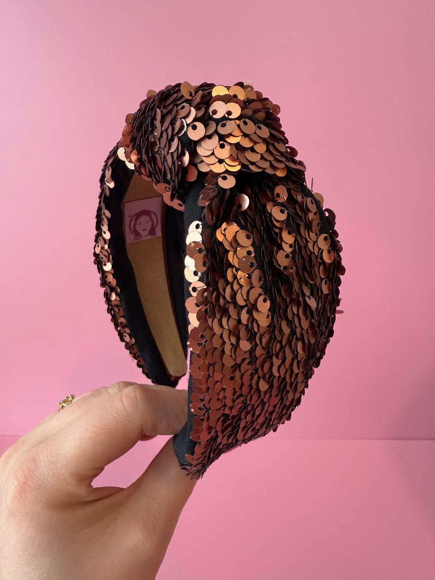 Autumn Sequin Knot Headband