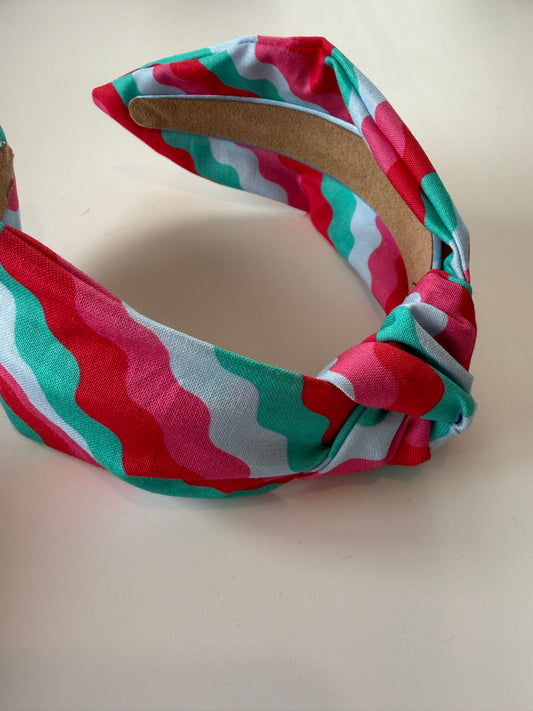 Boho Knotted Headband – Wiggle Stripe