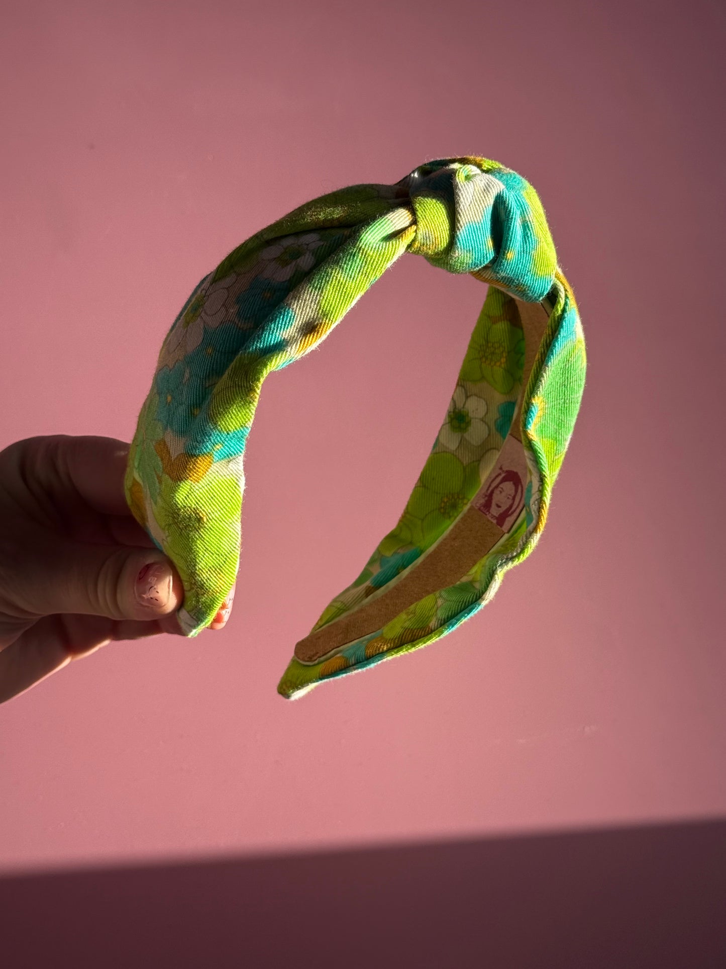 Vintage Floral Fabric Knot Headband