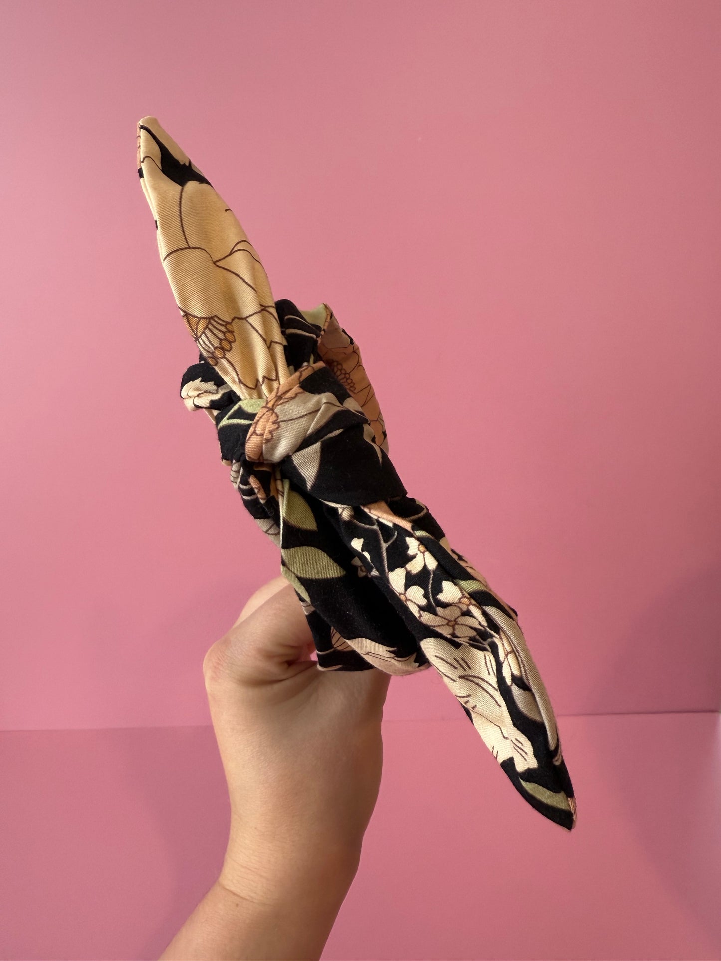 Autumn Fabric Bow Headband