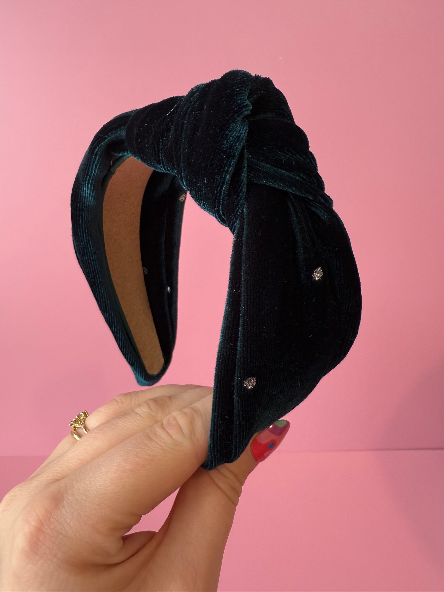 Autumn Velvet Knot Headband