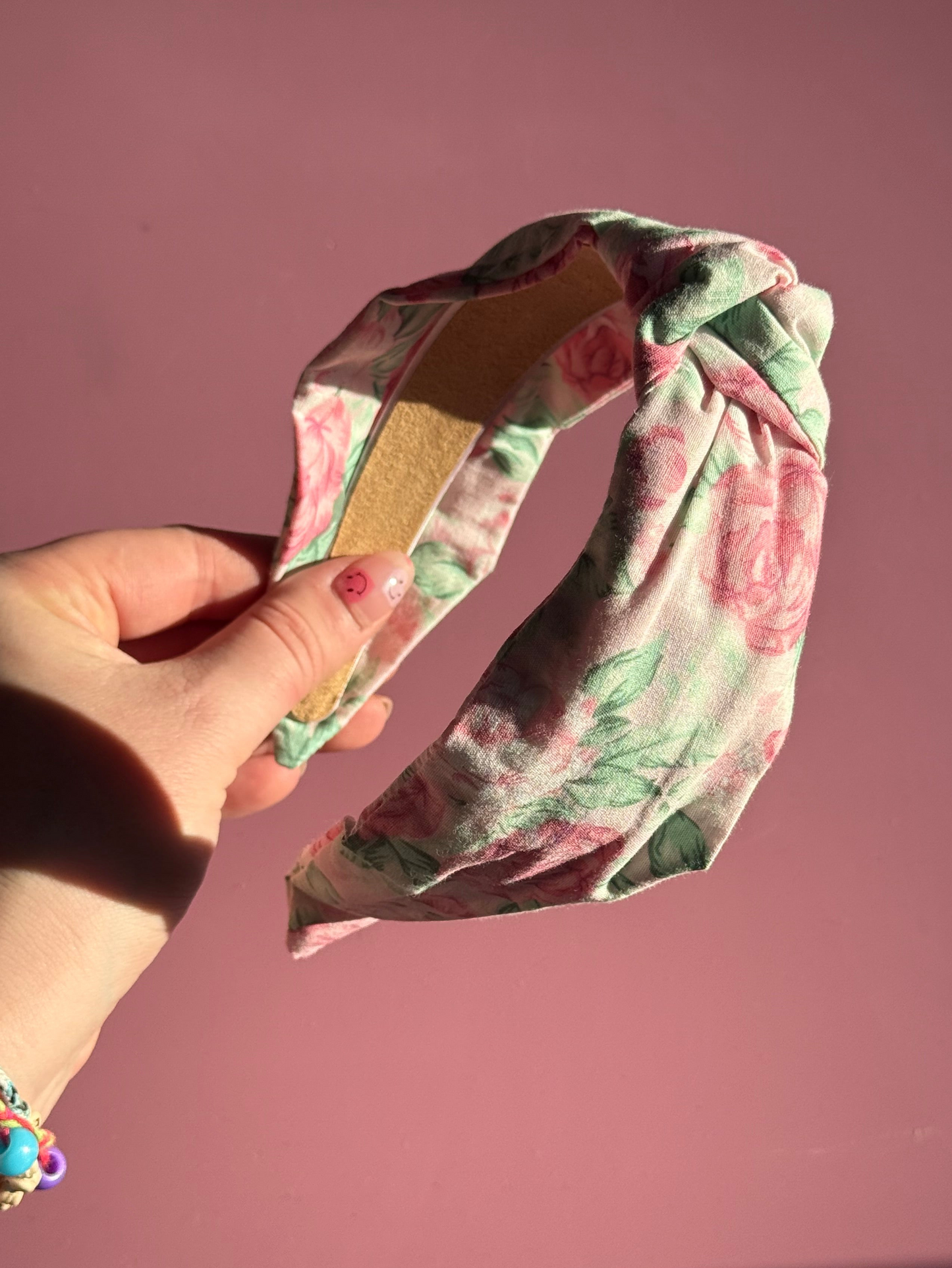 Floral Fabric Knot Headband