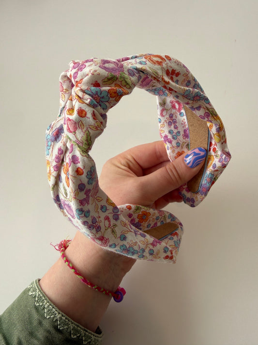 Boho Knotted Headband – Ditsy Floral