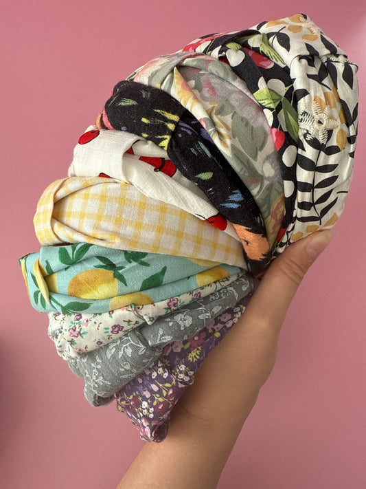 Fabric Flat Headband - SALE