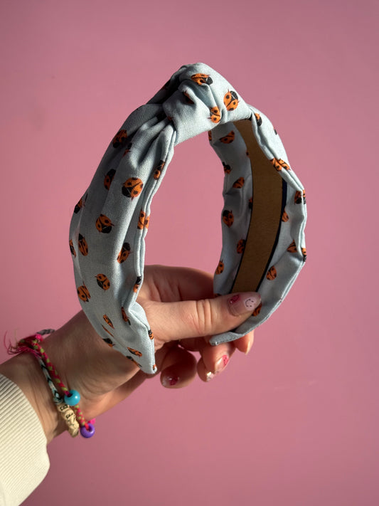Ladybird Fabric Knot Headband