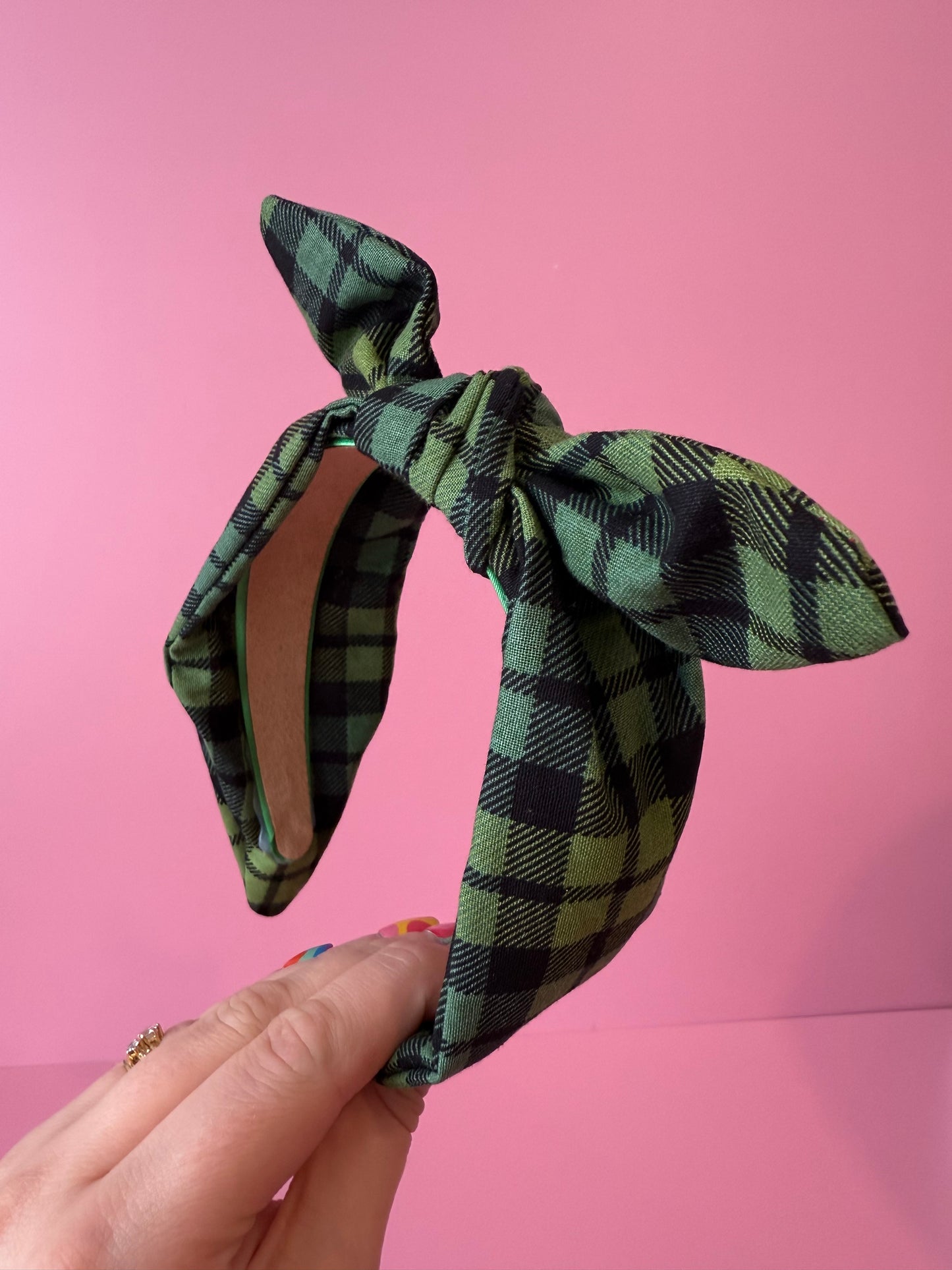 Autumn Fabric Bow Headband