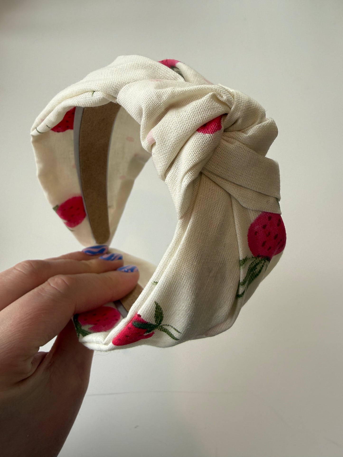 Boho Knotted Headband – Strawberry