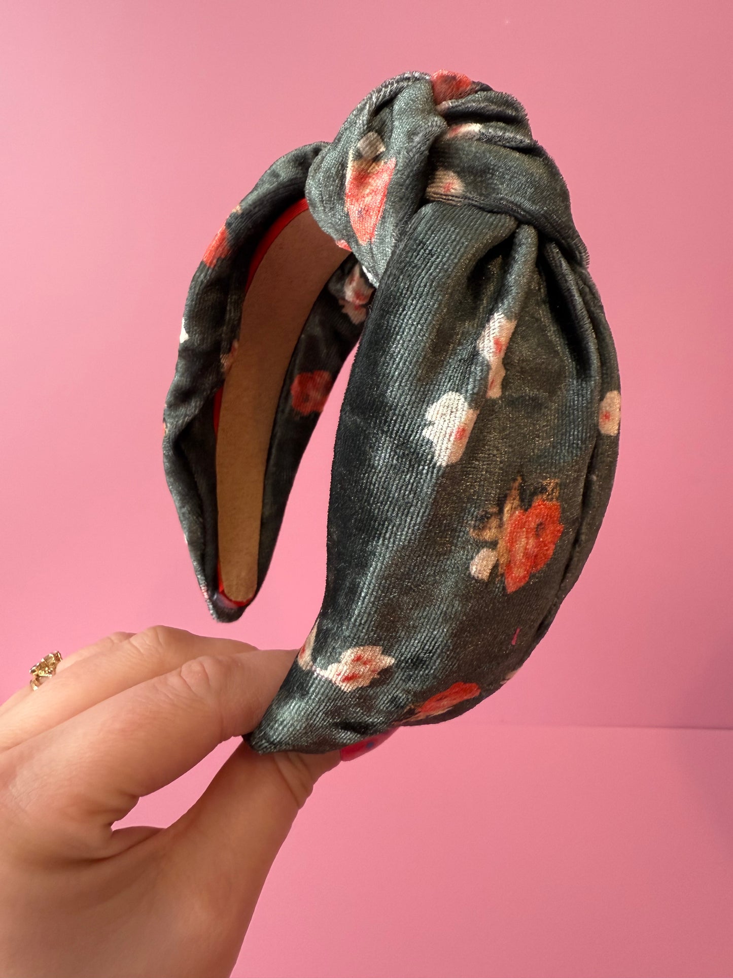 Autumn Velvet Knot Headband