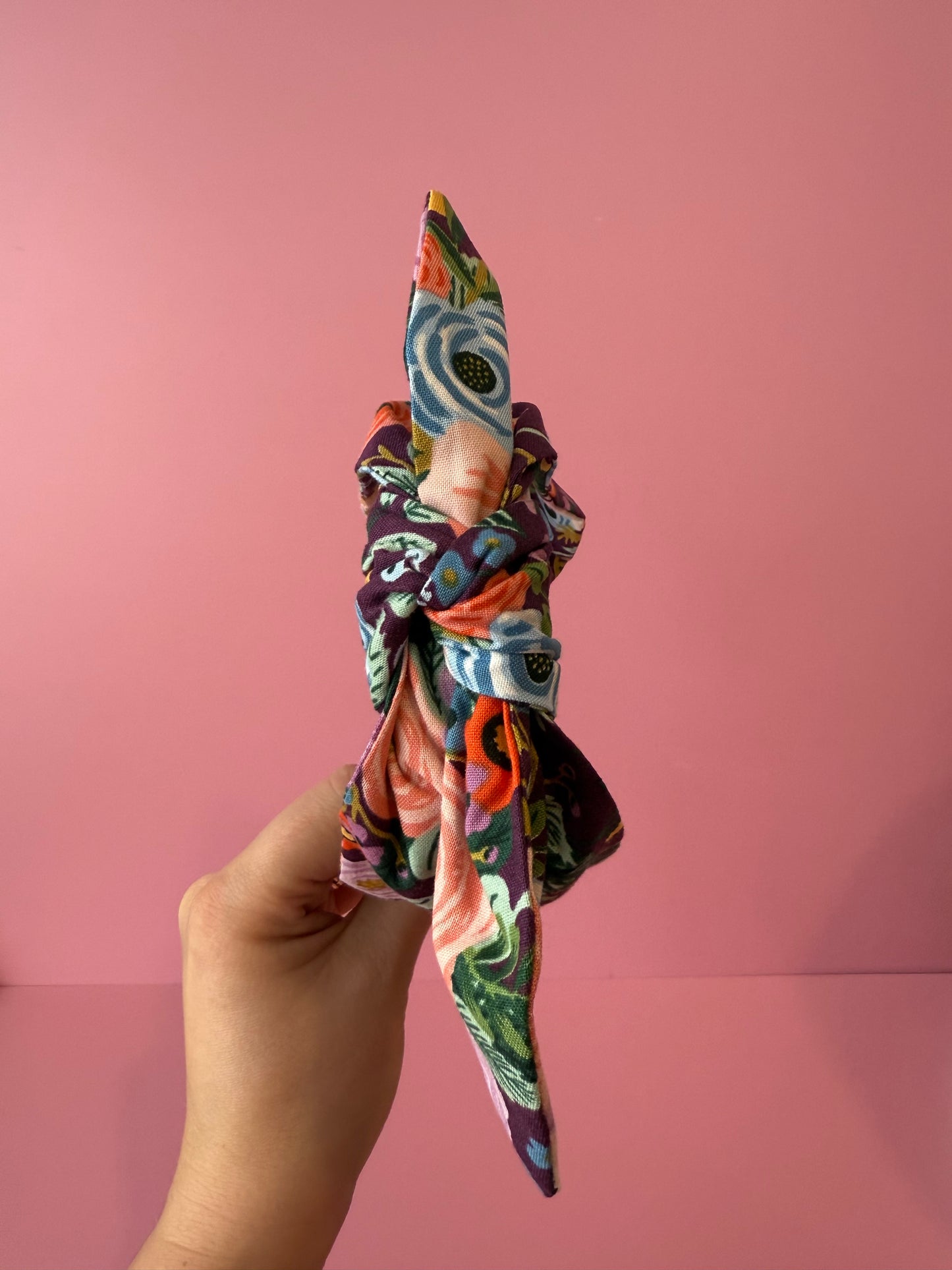 Autumn Fabric Bow Headband